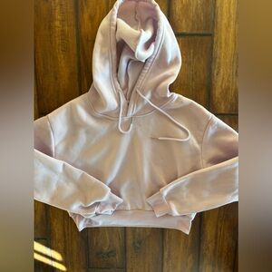 Like New SHEIN Light Lilac Cropped Hoodie